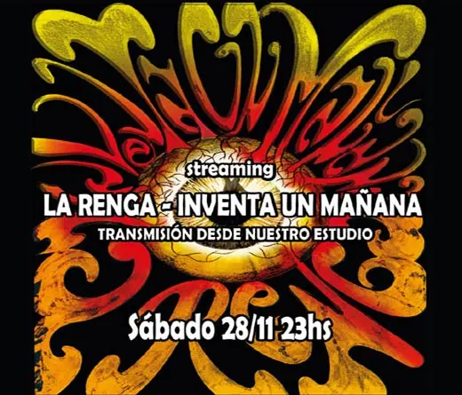 La Renga transmitir en vivo desde su estudio el 28 de noviembre a las 23 hs.